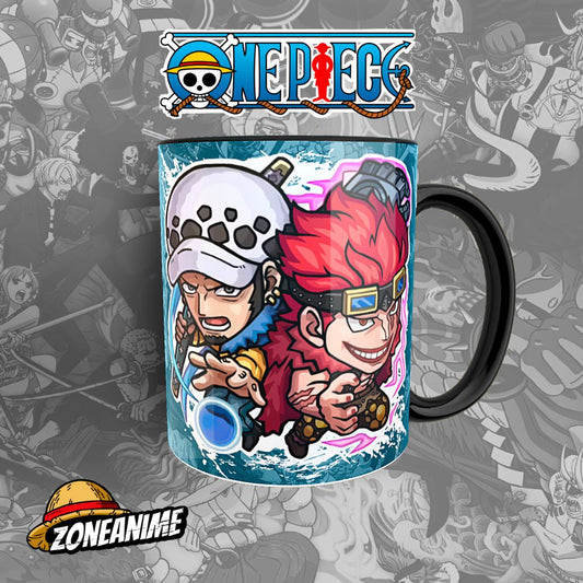 Taza Law y Kid - One piece