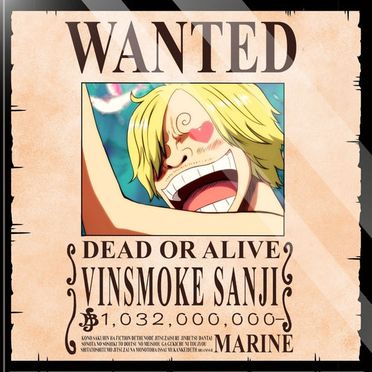 Posavaso Wanted sanji - One piece