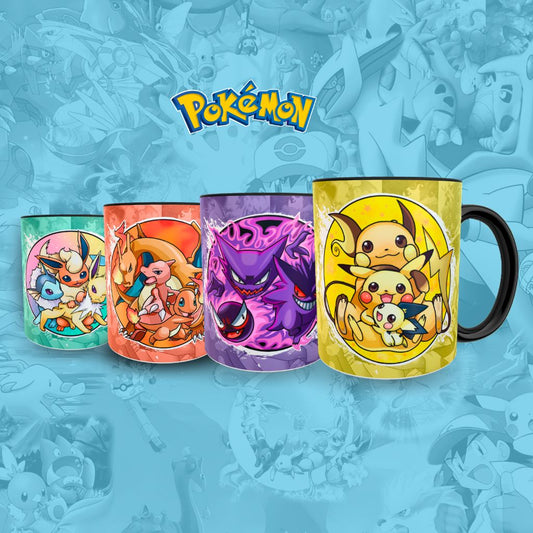 Juego de 4 Tazas Pokémon