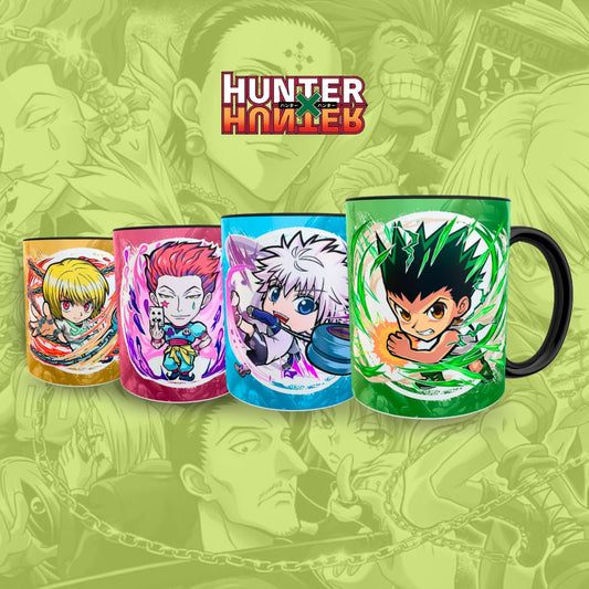 Juego de 4 Tazas HunterxHunter