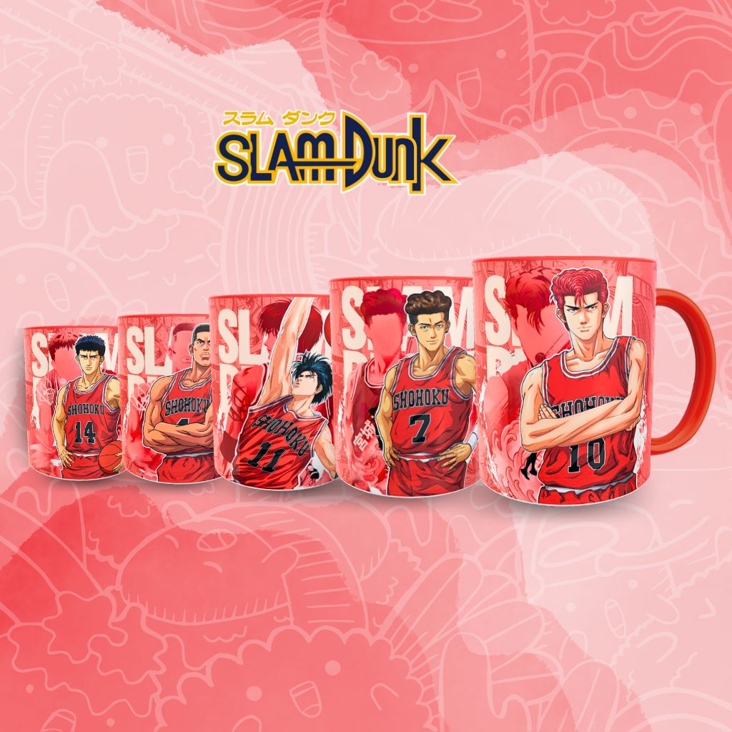 Juego de 5 Tazas Slam dunk