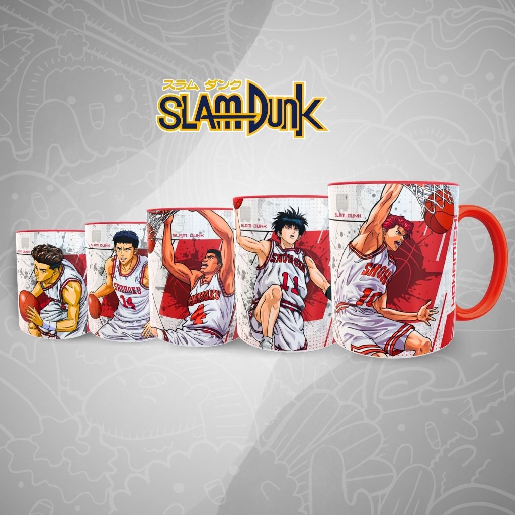 Juego de 5 Tazas Slam dunk V2