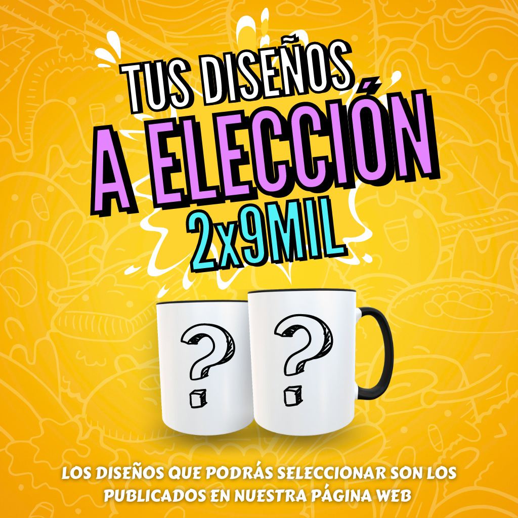 Pack de 2 tazas a Elección ;)