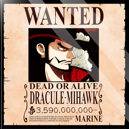 Posavaso Wanted Mihawk - One piece