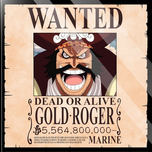 Posavaso Wanted Gol D.Roger - One piece