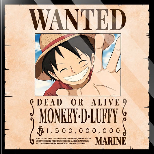 Posavaso Wanted luffy - One piece